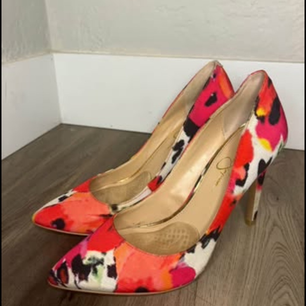 Size 9 *JESSICA SIMPSON* Floral Luxe Women's Pumps